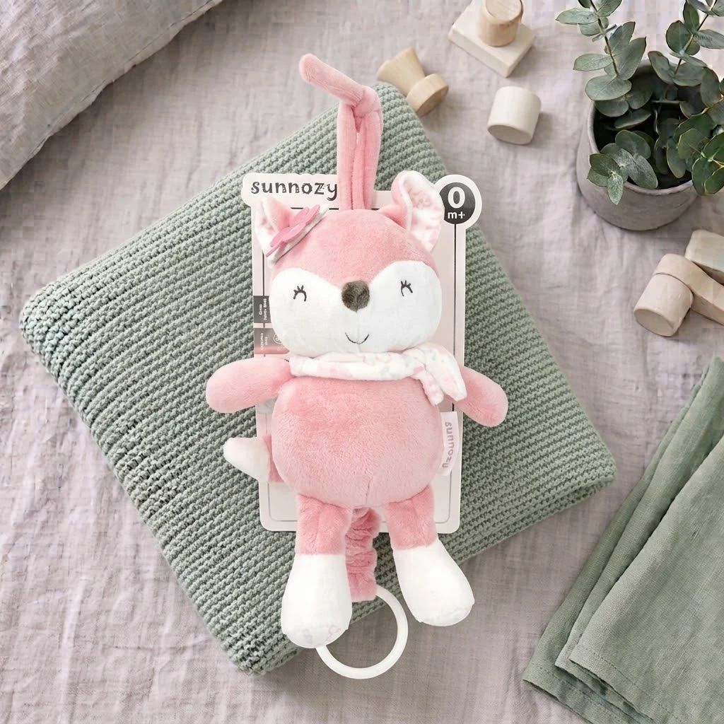 Sunnozy-Plush Muscial Toys - fox - 0+