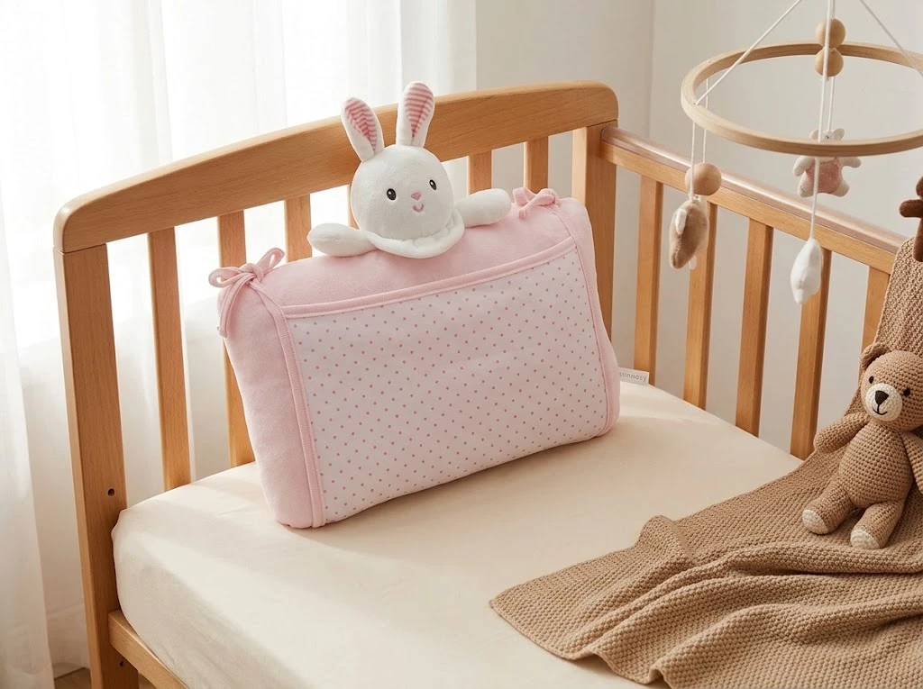 Sunnozy-Pillow - Pink Rabbit - 0+