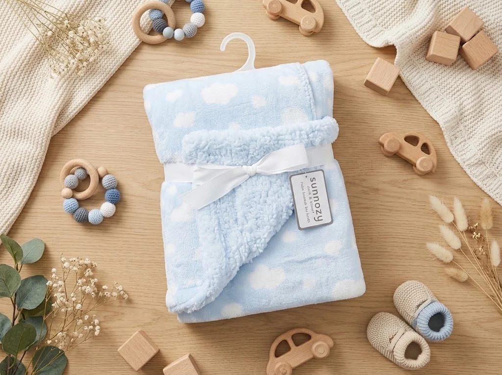 blanket - blue cloud - 75\*100CM