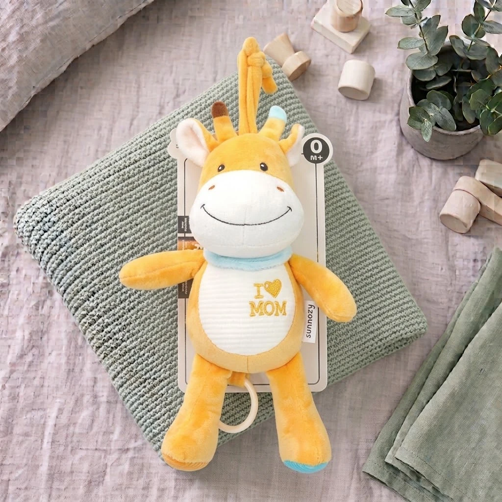 Sunnozy-Plush Muscial Toys - giraffe - 0+