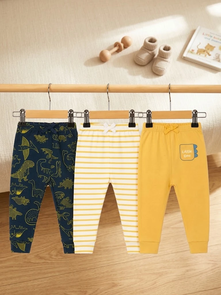 Sunnozy-3 in 1 Pant - little dinosaur - 0-3/3-6/6-9M