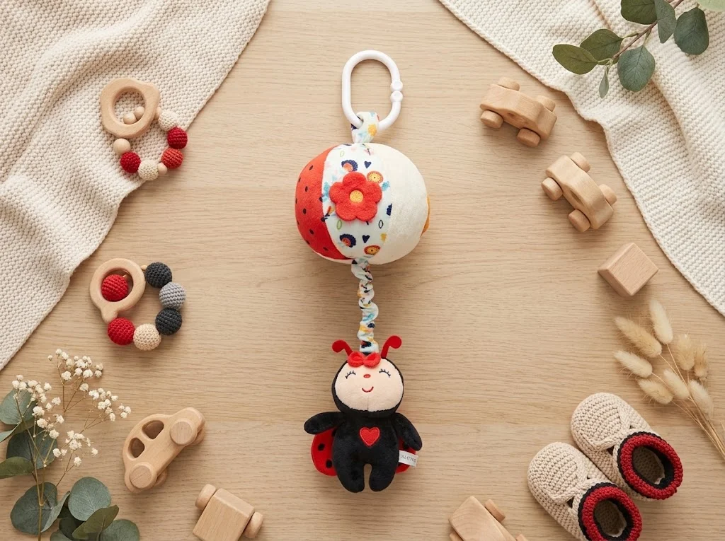 Plush Muscial Toys - ladybug - 0+
